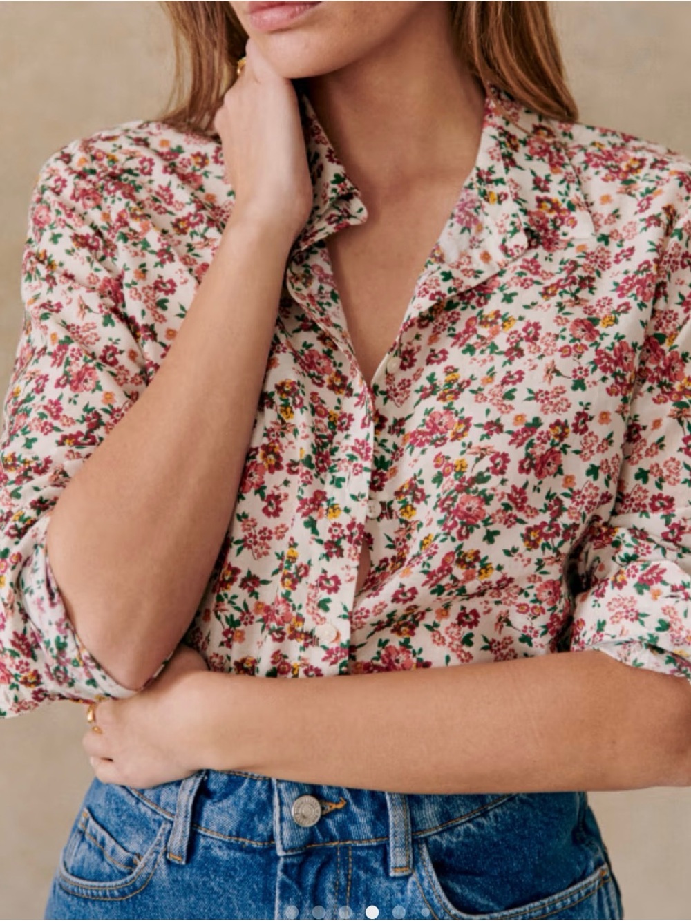 sezane pierro shirt 34